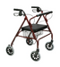 Medacure Bariatric Rollator Walker With 8 Inch Caster Wheels And Large Under Basket View