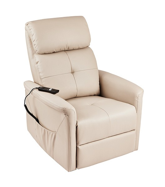 Medacure Beige 3 Position Power Lift Recliner For Senior Care Padded Foam With Hand Pendant View