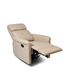 Medacure Beige Non-Rocking Recliner For Senior Care Padded Foam Partially Reclined With Elevated Legrest View