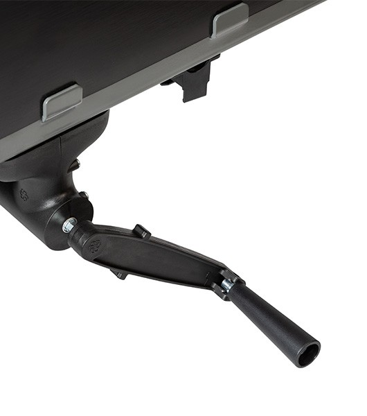 Medacure Black Inhome Full Electric Homecare Bed Hand Crank View