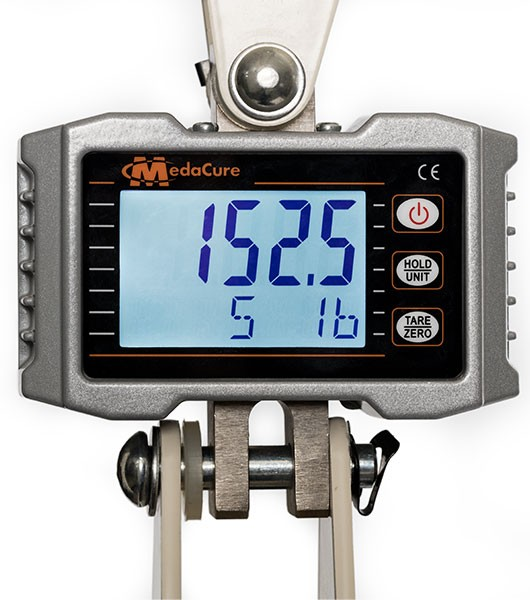 Medacure Free Spirit Bariatric Battery Powered Patient Lift Digital Scale View