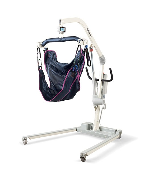 Medacure Free Spirit Bariatric Battery Powered Patient Lift With Digital Scale And Sling View