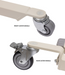 Medacure Free Spirit Battery Operated Electric Patient Lift Front And Back Caster Wheels View
