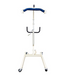 Medacure Free Spirit Deluxe Hydraulic Manual Patient Lift In Raised Position Front View