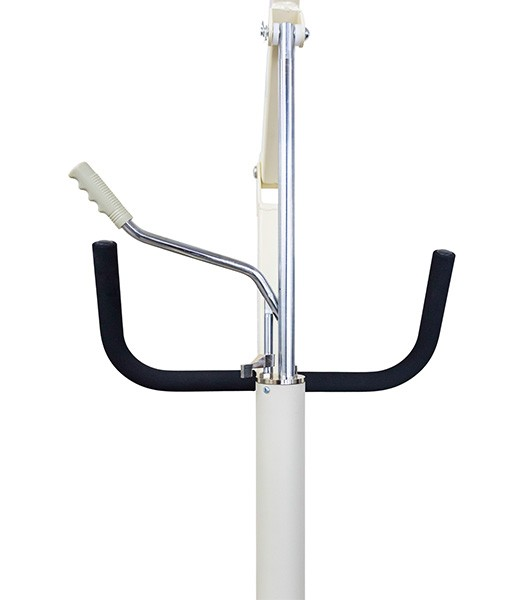 Medacure Free Spirit Deluxe Hydraulic Manual Patient Lift Pushed Up Pump Lever View