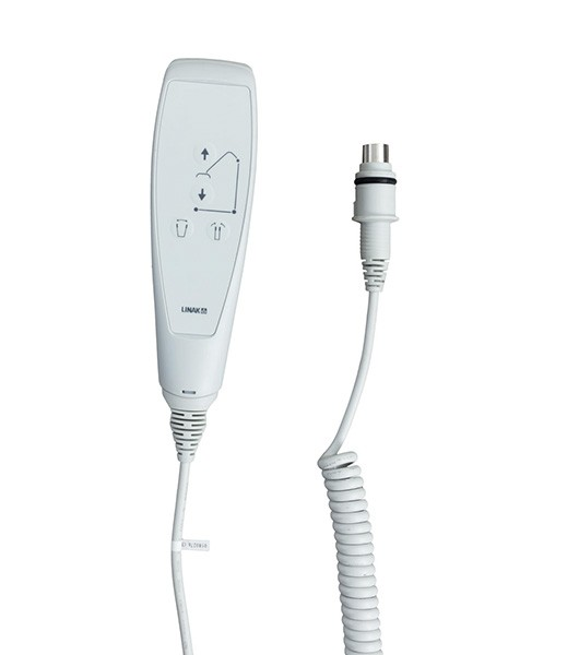 Medacure Free Spirit Pro True Bariatric Patient Lift Hand Pendant Coiled Cord Multi Pin Connector View