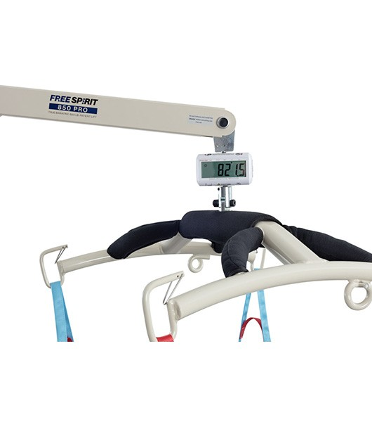 Medacure Free Spirit Pro True Bariatric Patient Lift Spreader Bar With Digital Scale View