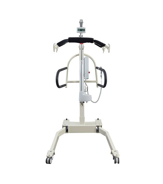 Medacure Free Spirit Pro True Bariatric Patient Lift With Closed Base Raise Position Front View