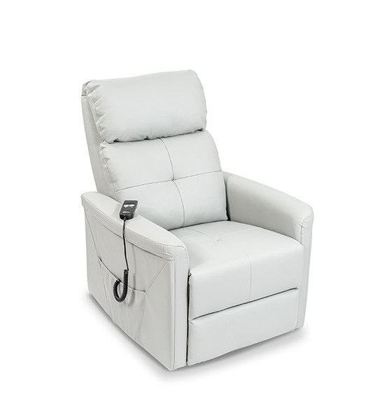 Medacure Grey 3-Position Power Lift Recliner For Senior Care Padded Foam With Hand Pendant View