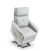 Medacure Grey 3 Position Power Lift Recliner For Senior Care With Padded Foam In Lift Stand Assit Position View