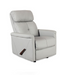 Medacure Light Grey Rocking Recliner For Senior Care With Padded Foam Side Mounted Handle View