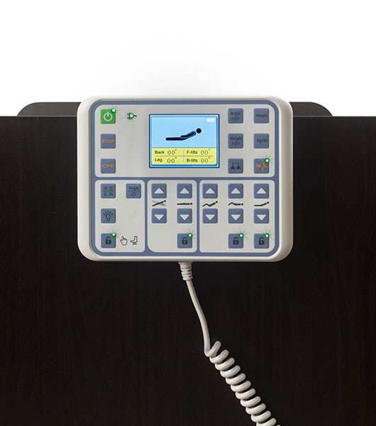 Medacure Lincoln Digital Scale Control Panel Display Mounted In Bed View