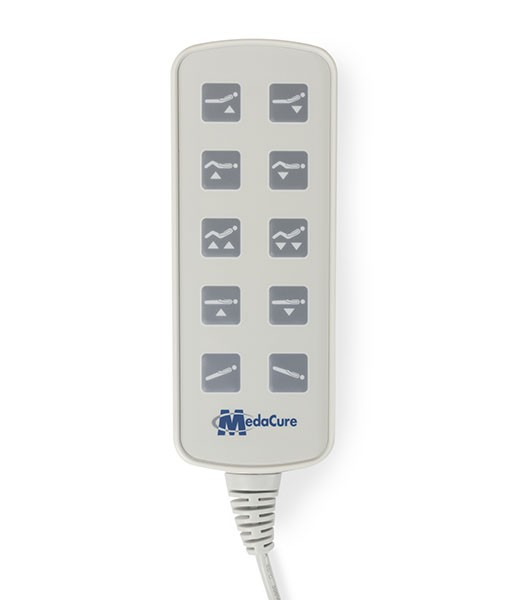 Medacure Lincoln Expandable Bariatric Bed Hand Pendant View