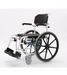 Medacure Rolling Shower Wheelchair With Commode Left Side View