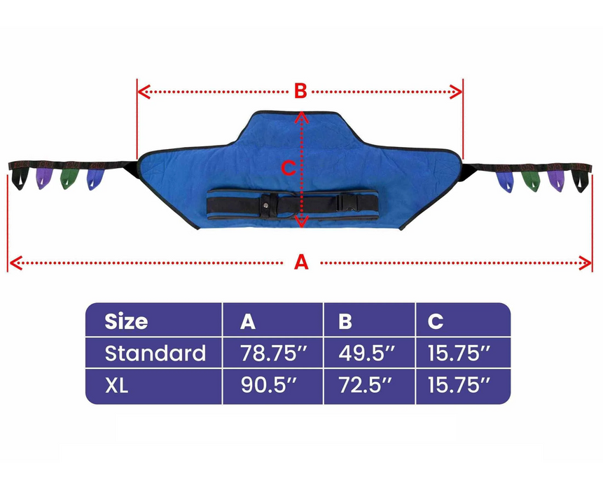 Medacure Stand Assist Sling Dimension View