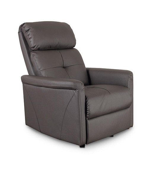 Medacure Steel Grey Non-Rocking Recliner For Senior Care With Padded Foam View
