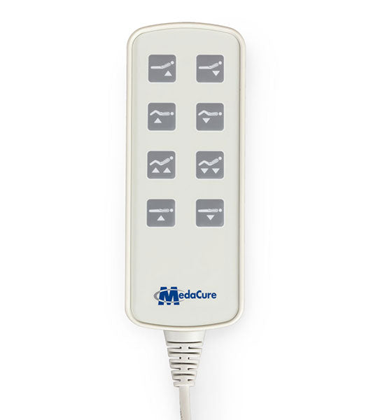 Medacure Versatile Expandable Ultra Low to High Electric Long Term Care Bed Hand Pendant View