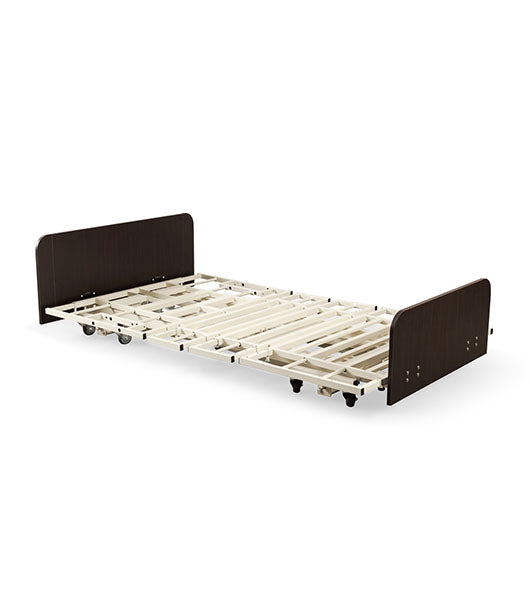 Medacure Versatile Expandable Ultra Low to High Long Term Care Bed Elevated Fully Flat Low Position View