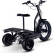 MotoTec Electric Trike 48V 1200W All Terrain 24 Inch Front 12 Inch Rear Tires With Removable Seat In Right Rear View