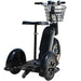 MotoTec Electric Trike 48v 800w 16 Inch Front 12 Inch Rear Tires With Removable Seat And Large Front Basket In Rear Right Side View
