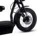 MotoTec Electric Trike 60v 1800W 24 Inch Tires Front Side View