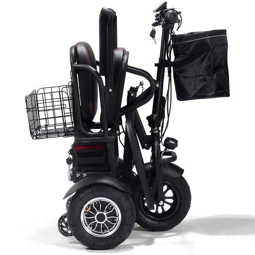 MotoTec Folding Mobility Electric Trike 48V 1000W Folded View