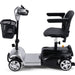 MotoTec Silver Foldable Mobility Scooter 24V 250W Side View