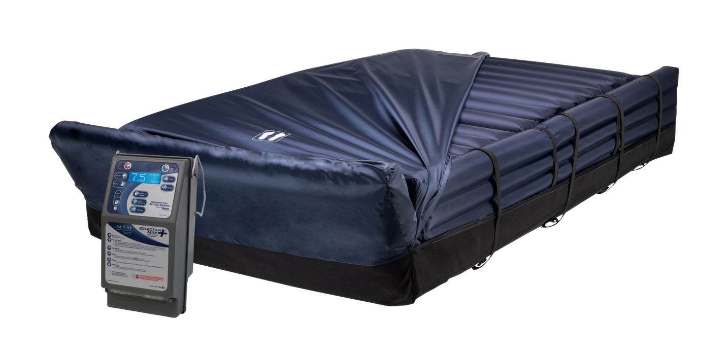Moxi Enterprises Bari Select Air True Low Air Loss Bariatric Mattress System With Pressure Redistribution And Skin Protection