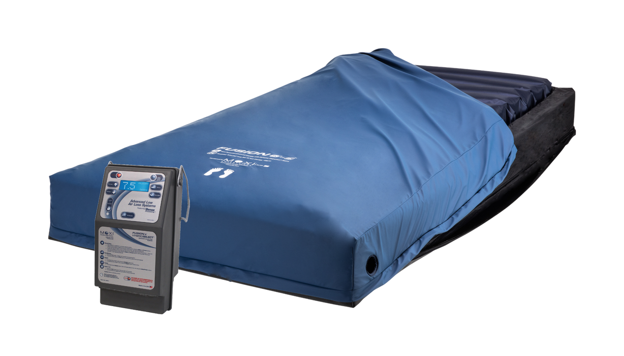 Moxi Enterprises Fusion 4K True Low Air Loss Mattress System With Select Air Therapy, Dynamic Dispersion and Microclimate Control With Up To 500 Lb Capacity