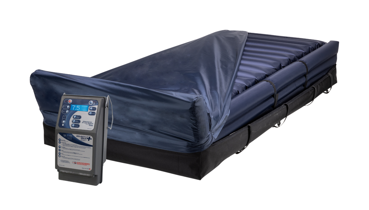 Moxi Enterprises Select Air MAX+ True Low Air Loss Mattress System With Alternating Pressure, Auto Comfort And Side Air Bolsters