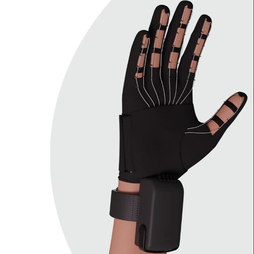 Neuro Rehab Recovery Nuada Glove Only Smart Powered Assistive Glove for Hand Rehabilitation, Grip Support, and Daily Living Assistance Side Profile
