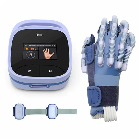 Neuro Rehab Recovery Advanced XFT G1 Hand Rehab Glove, Stroke Therapy and Hand Mobility Support with Device