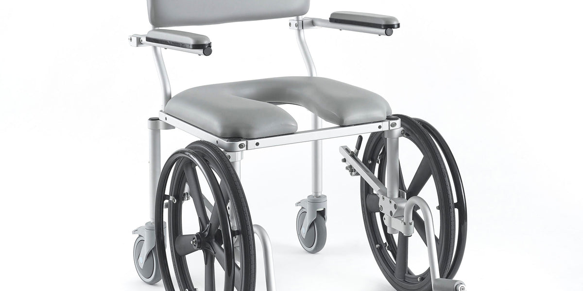 Nuprodx | MC4220RX Heavy Duty Self-Propelled Shower & Commode Chair ...