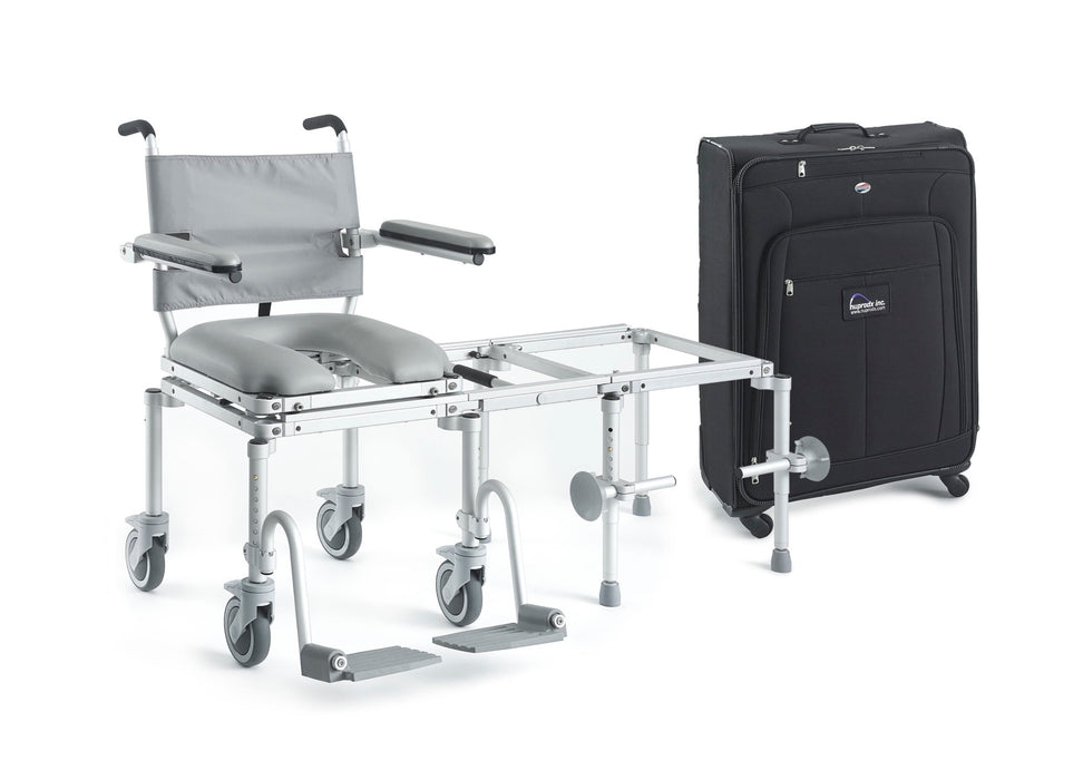 Nuprodx | MC6000TX All-in-One Travel Commode Chair Tub Transfer System
