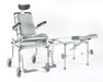 Nuprodx MC6000TiltPed Pediatric Tilt in Space Commode Chair Head Support Padded Backrest Flip Up Armrest Swing Away Footrest Tub Transfer System With Arm Through View