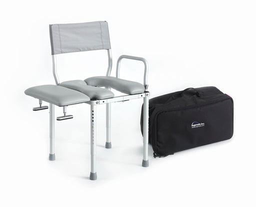 Nuprodx Multichair MC3000TX Shower Commode Chair With Transfer Seat And Carrying Bag View