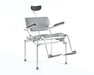 Nuprodx Multichair MC3200Tilt In Space Shower Commode Chair With Padded U Shaped Seat And Adjustable Legs In Tilted View