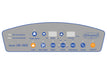 Obbomed Alternating Pressure Air Mattress with Self-Lateral Rotation Advanced Pressure Relief and Skin Protection with close-up view of control panel
