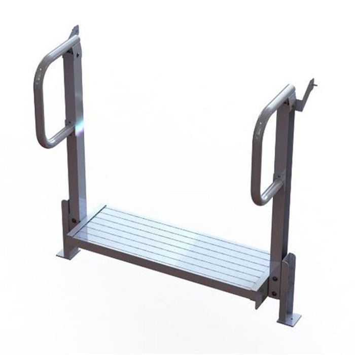 PVI Modular XP Aluminum Stair With Handrails 1 Step View