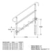 PVI Modular XP Aluminum Stair With Handrails Steps Chart