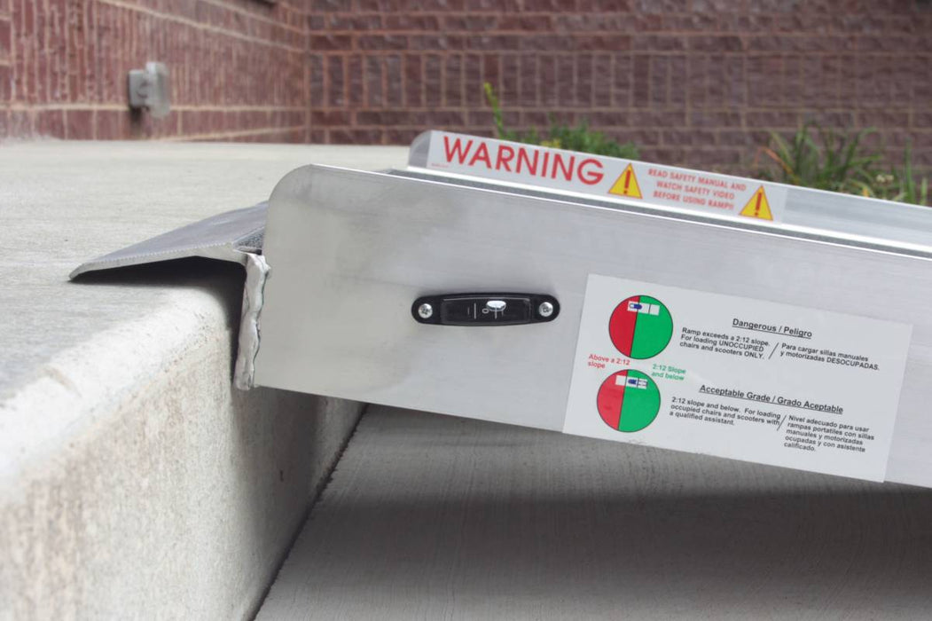 PVI Multifold Ramp Side View With Hook