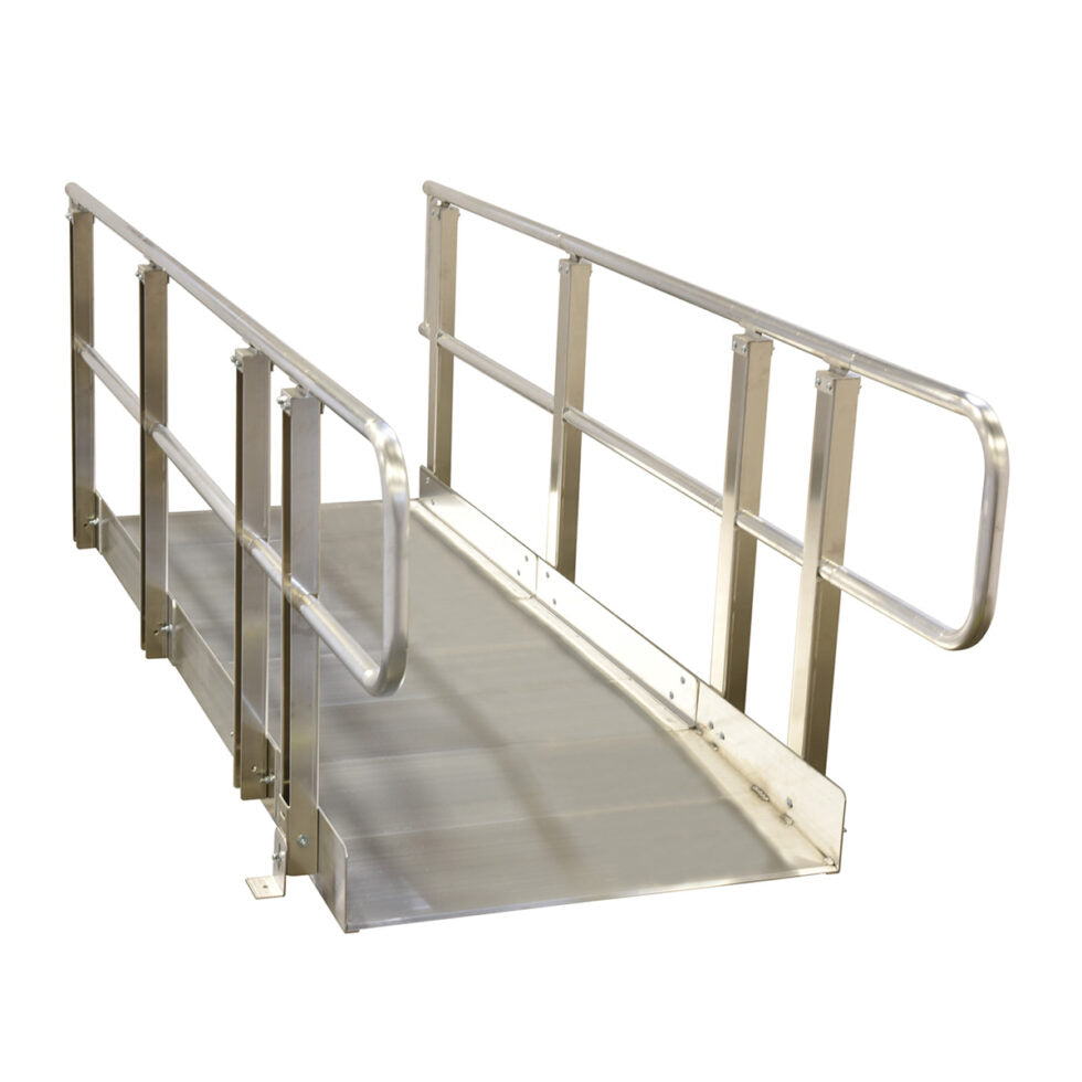 PVI | OnTrac Aluminum Access Ramp | With Handrails & ADA Compliant ...