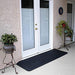 PVI Black Rubber Threshold Inside Home Doorway View

