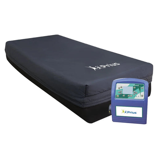 Prius Healthcare Duet Low Air Loss & Alternating Pressure Mattress System for Pressure Ulcer Prevention & Treatment With Up To 700 lb Capacity