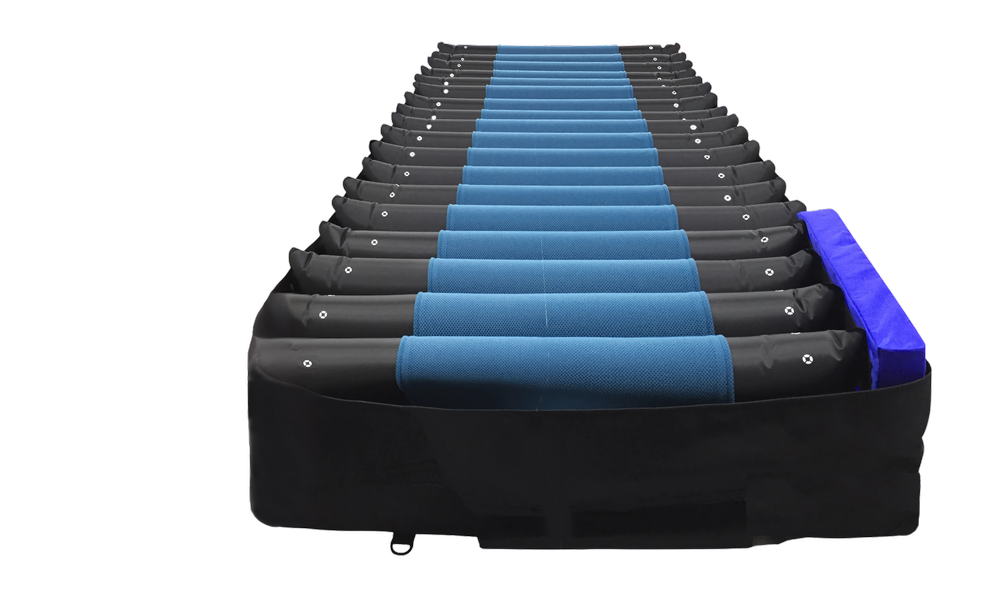 Prius Healthcare DynaFlow Immersion Mattress Only for Pressure Ulcer Prevention & Treatment with Low Air Loss, Alternating Pressure and Up to 1,000 lb Capacity with Blue Nylon Cover Material