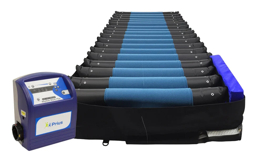 Prius Healthcare Rhythm Multi Plus Low Air Loss and Alternating Pressure Mattress System with Up to 1,000 lb Capacity