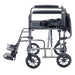 Proactive-Medical Astra Steel Transport Chair Folded Backrest View