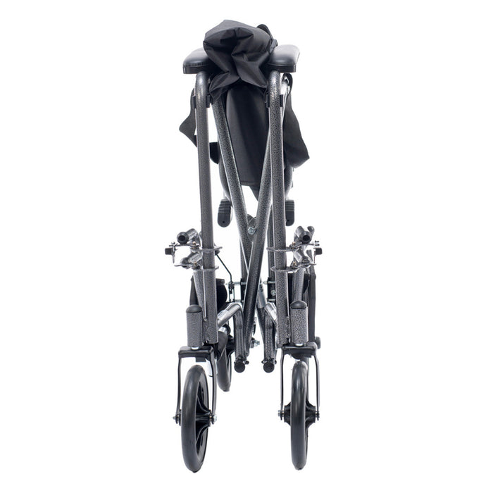 Proactive-Medical Astra Steel Transport Chair In Folded View