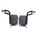 Proactive-Medical Black Astra Aluminum Transport Chair Removable Footrest View