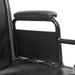 Proactive Medical Black Chariot II Wheelchair K2 Rail View